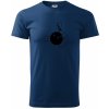Koule vs kolka - Klasické pánske tričko - XL ( Polnočná modrá )