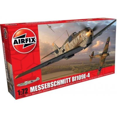 AIRFIX Classic Kit letadlo A01008A - Messerschmitt Bf109E-4 (1:72)