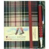Waverley S.T. (S): Dress Mini with Pen Pocket Genuine Tartan Cloth Commonplace Notebook