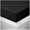 Kaptan Prestieradlo Jersey Standard 90 × 200 cm čierne