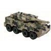 Vojenské vozidlo Mikro Trading, viacfarebné, na zotrvačník, 25 cm