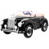 Joko Elektrické autíčko Mercedes 300s Retro lakované penové kolesá odpružené FM rádio čierná