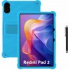 SILIKÓNOVÉ PUZDRO SO STOJANOM PRE XIAOMI REDMI PAD 2 + KAPACITNÝ DOTYKOVÉ PERO