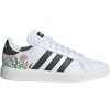 Dámska voľnočasová obuv adidas, GRAND COURT BASE biela,tmavo modrá,mix, 36 2/3