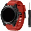 eses Silikónový remienok pre Garmin EasyFit/QuickFit 26 mm Farba: červená