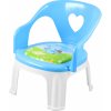 Jenifer Child-Bl5 Detská stolička s pískajúcim podsedákom, plastová, 29,6 x 30 x 39 cm, modrá