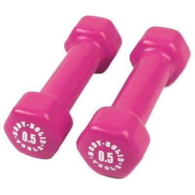 Body Solid Vinyl Dumbbells 2 x 0,5 kg