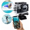 Mini Športová Kamera Vodotesná do 30m FULL HD 1080p Čierna + Príslušenstvo