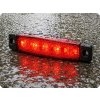 KAMAR LED bočné obrysové svetlo ČERVENÉ 0,9W, 6xLED, 12/24V, IP67 [L2255-B]