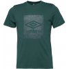 Pánske tričko Umbro, GEO GRAPHIC TEE tmavo zelená,sivá L