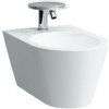 Laufen Kartell - Závesný bidet, zadný prívod, s LCC, biela H8303314003021