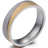Pánsky Prsteň SE-17603 - Str./Zlatá/62mm KP17603