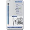 Grafitová ceruzka, sada, plechová krabička, šesťhranná, STAEDTLER 