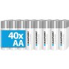 ALKALICKÉ TUŽKOVÉ BATÉRIE AA BLAUPUNKT 40x NAJVÝKONNEJŠIE