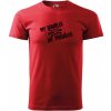 Malfini Triko s potiskem - Troubles - red - 3XL