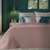 Prehozynapostel přehoz na postel Jednofarebný v matnej ružovej farbe EURCHON-LIBI-2-PUDE 170 x 210 cm