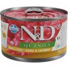 Farmina N&D dog QUINOA quail & coconut konzerva pre psy 140 g