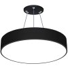 Interlook LPL-005 | Závesné LED stropné svietidlo 36W | okrúhle plné | hliník | CCD nebliká | Φ40x6 Čierný