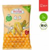 FruchtBar BIO kukuričné chrumky so syrom nesolené 3× 30 g