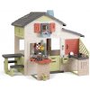 Domček Priateľov s kvetináčom nad vchodom Friends House Life Smoby rozšíriteľný s UV filtrom
