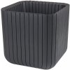 KETER CUBE PLANTER L Kvetináč, 40 x 40 x 40 cm, antracit 17201220
