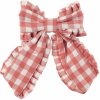 Rockahula Kids Francúzska sponka Gingham Ruffle Long Bow