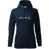 Ekg Jeseníky - Mikina dámská Cape s kapucí - XL ( Tmavomodrá (veľmi tmavá - skoro čierna) )