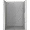 Mexen Rox posuvné sprchové dvere 150 cm, transparentné, brúsený nikel - 8C2-150-000-97-00