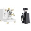 Lelit Bianca PL162T V3, white + Eureka Mignon Zero 65 All Purpose, CR black