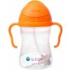 b.box hrnček so slamkou oranžový 240 ml