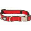 Obojok nylon North červený 1,5x20-35cm dôvo +
