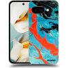 Picasee silikónový čierny obal pre Google Pixel 9a - Blue Magma