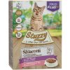 Agras Delic Stuzzy Cat Shreds Multipack Sterilized trhané teľacie a bravčové mäso 12x85g