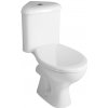 Aqualine CLIFTON Rohový WC kombi misa s nádržkou vrátane splachovacej súpravy, biela FS1PK