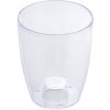 Prosperplast Kvetináč na orchideu Coubi 13 cm biely transparentný