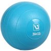 LiveUp Weight ball loptu na cvičenie modrá Hmotnosť: 3 kg
