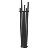 MEXEN - Omaha vykurovací rebrík/radiátor 1800 x 420 mm, 655 W, čierny W208-1800-420-00-70