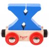 Bigjigs Rail Wagon Drevená vláčiková dráha - písmeno X