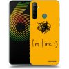 Picasee silikónový čierny obal pre Realme 6i - I am fine