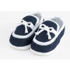 Detské mokasíny – capačky New Baby tmavomodré 3–6 mesiacov