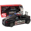 LEAN TOYS Policajné športové auto 1:16 - čierna