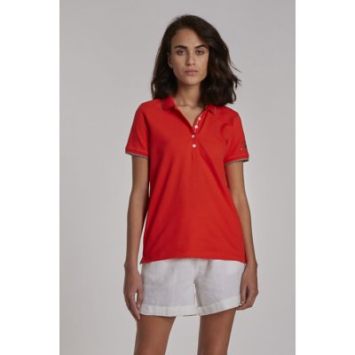 La martina polokošeľa WOMAN POLO S/S PIQUET STRETCH červená