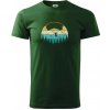 Paragliding vintage - Tričko extra veľké (5-8XL) - 5XL ( Fľaškovozelená )