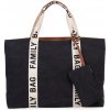 Childhome Cestovná Taška Family Bag Canvas Black