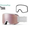 Snowboardové okuliare Smith Squad S white vapor | cp ed rose gold mirror+clear 25/26 - Odosielame do 24 hodín