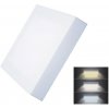 Solight LED mini panel CCT, prisadený, 12W, 900lm, 3000K, 4000K, 6000K, štvorcový (WD171)
