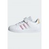 ADIDAS ADIDAS Grand Court detská obuv suchý zips 28-34 bielo-ružová 31