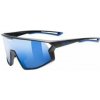 Slnečné okuliare UVEX SKYRYSE BLACK MATT/MIR.BLUE