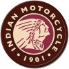 Plechová ceduľa Indian Logo Round 30 cm