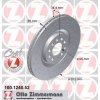 ZIMMERMANN SPORT Brzdový kotúč vetraný, predný 312*25 - 8N0615301A